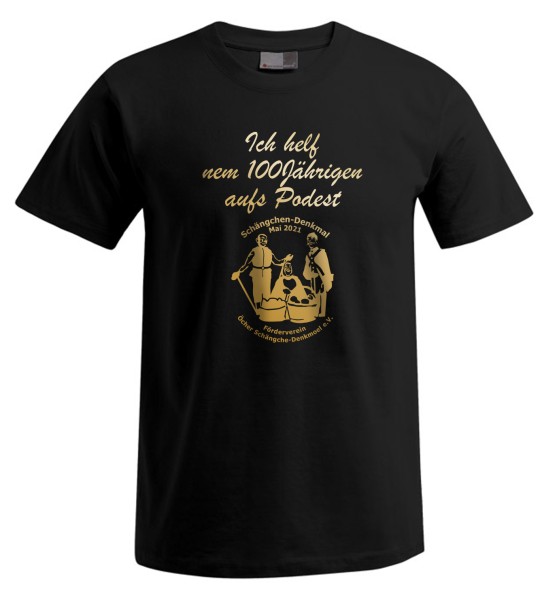 Schängche Unisex T-Shirt, Farbe schwarz