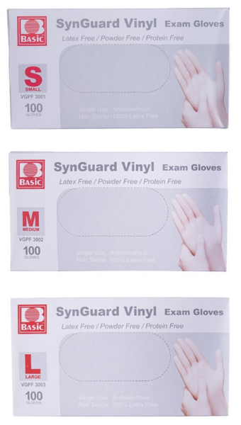 Einmalhandschuhe Basic Vinyl 100er Box