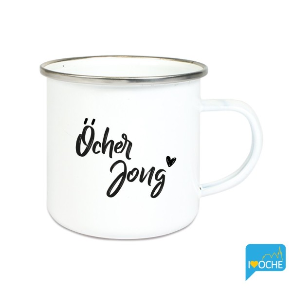 "Öcher Jong" - Emailletasse
