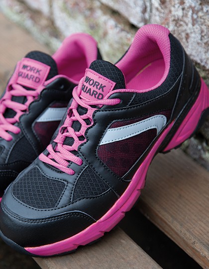 Damensicherheitsschuh S1P SRC pink/black