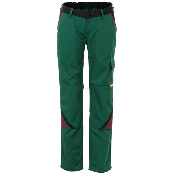 Highline Damen Bundhose grün/schwarz/rot