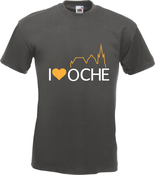 T-Shirt mit dem I Love Oche Logo
