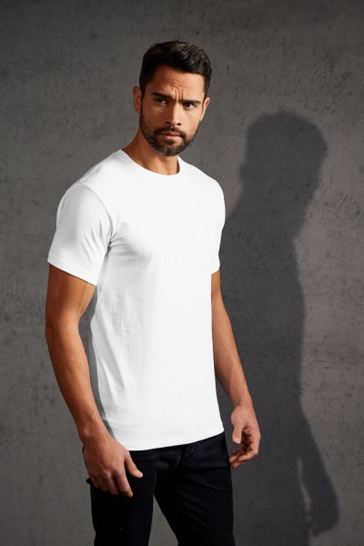 Men´s Premium-T Shirt weiß 100% Baumwolle