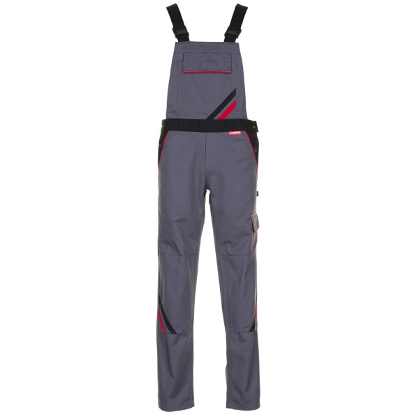 Highline Damen Latzhose schiefer/schwarz/rot