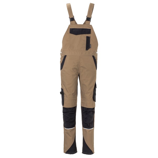 Norit Damen Latzhose sand/schwarz