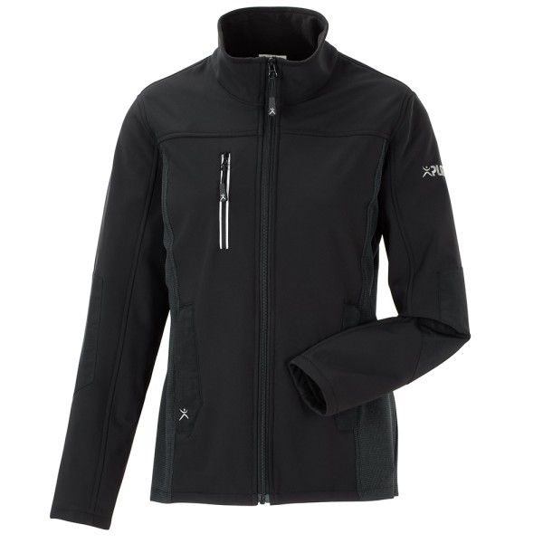 Norit Damen Pure Softshelljacke schwarz