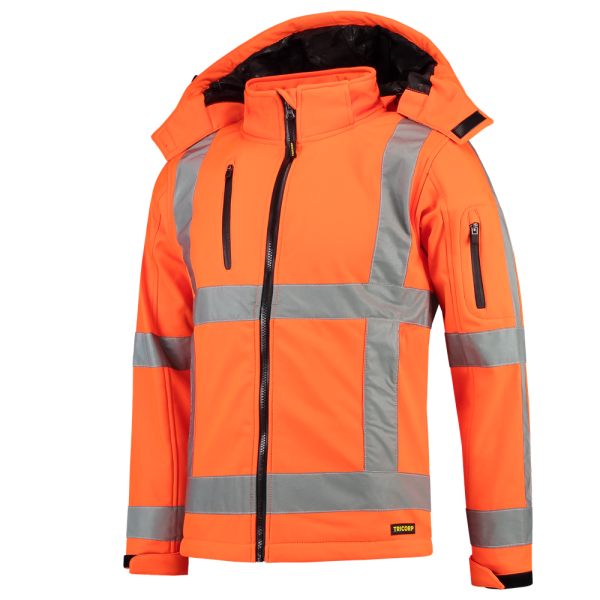 Warnschutz Softshelljacke EN ISO 20471