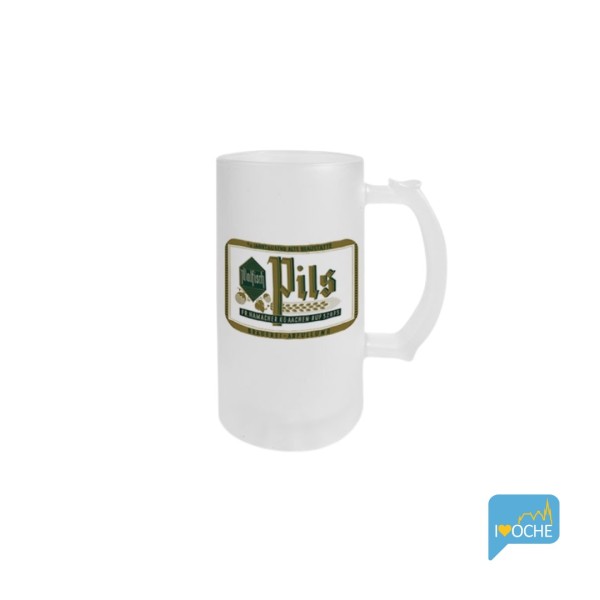 "Öcher Walfisch Pils"- Glaskrug