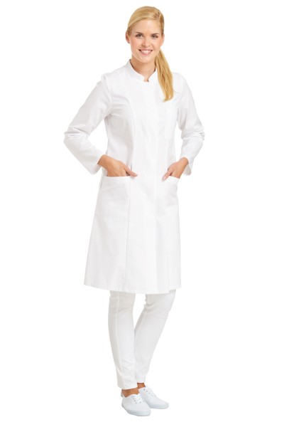 Damenmantel 100% Baumwolle weiß