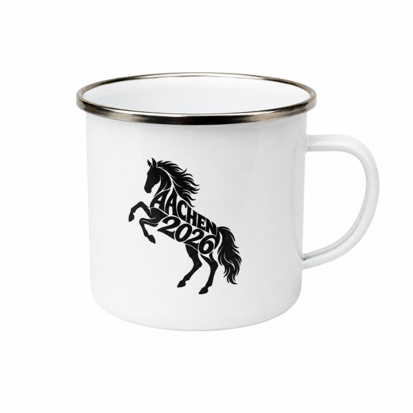 Limitierte AACHEN 2026 Emaille-Tasse – 450 ml