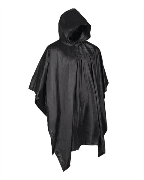 Regenponcho schwarz