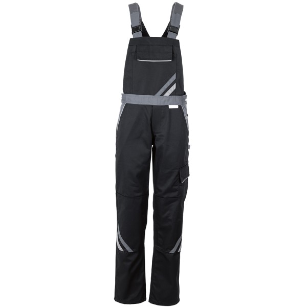 Highline Damen Latzhose schwarz/schiefer/zink