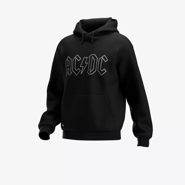 AC/DC Unisex Hoodie schwarz/weiß