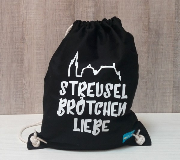 "Streuselbrötchenliebe" - Sportbeutel