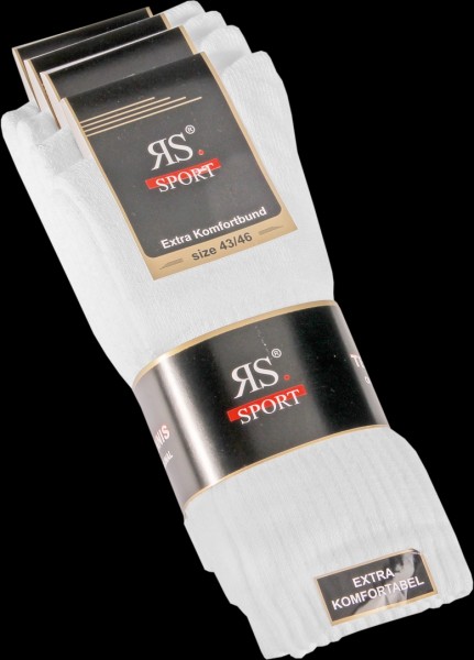 Tennis Socken weiß 4er Pack