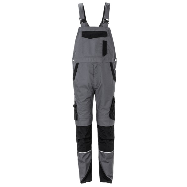 Norit Herren Latzhose schiefer/schwarz