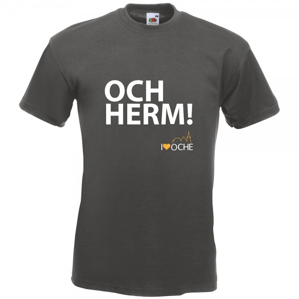 "OCH HERM" - light graphite Unisex T-Shirt